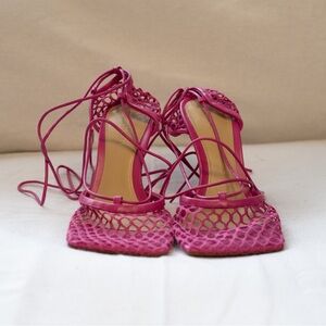 Bottega Veneta- Stretch Lace-Up Sandal